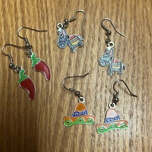 Lot Of 3 Earrings